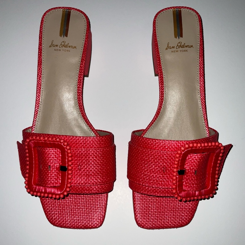 Sam Edelman Women's Deacon Sandal, Coral Pink, 6.5